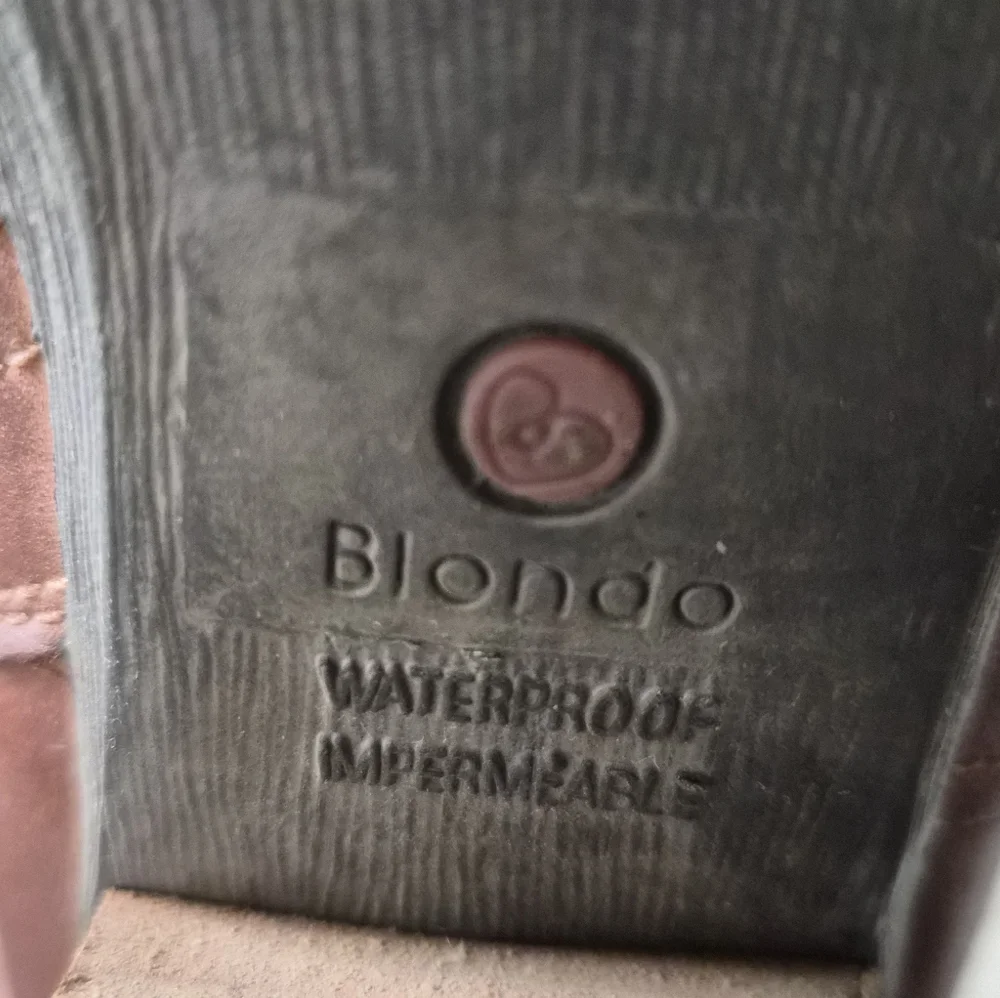 ​Blondo Valli 2.0 Brown Leather Waterproof Ankle Boots Women's Size 8M - Picture 2 of 8